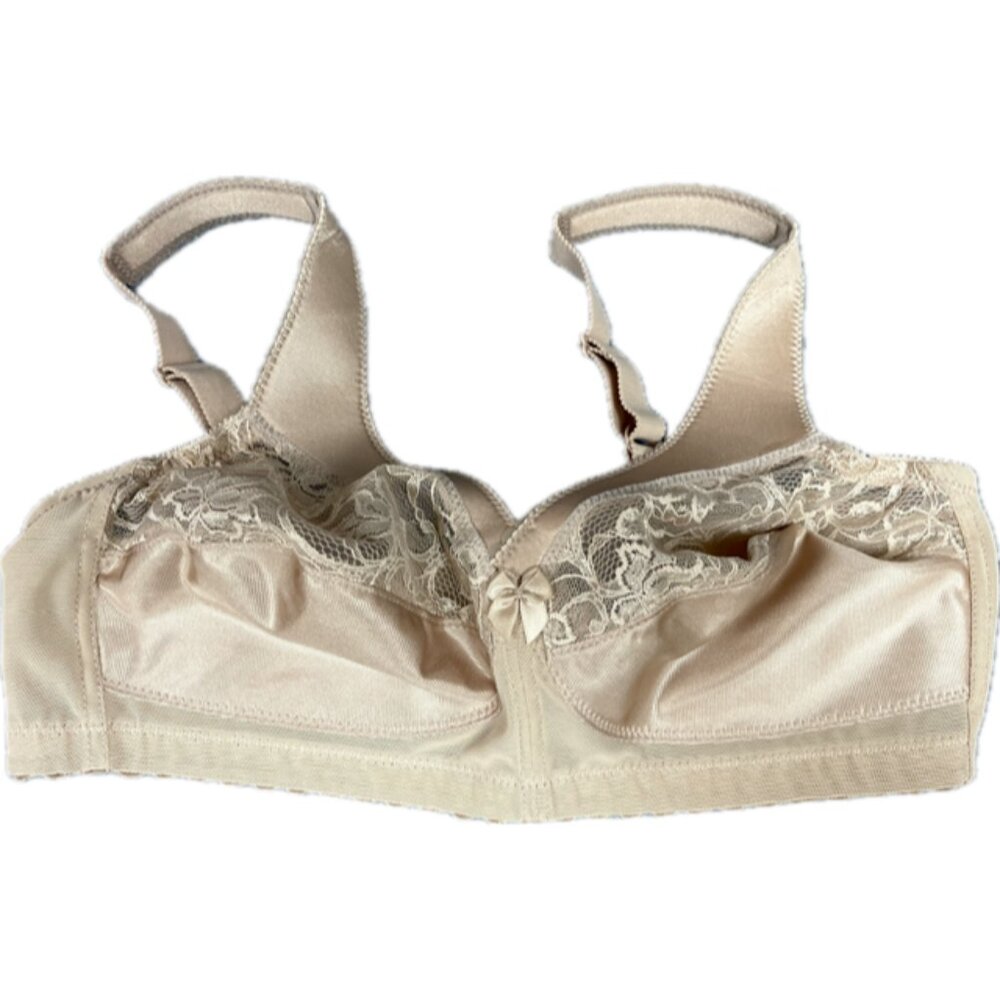 Glamorise Womens #1000 Magic Lift No Wire Bra Beige 38B